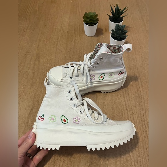 Converse All Star Run Star Hike Platform Festival Fruits Sneakers - Picture 8 of 11